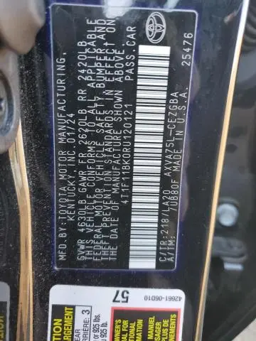 2024 TOYOTA CAMRY XLE  