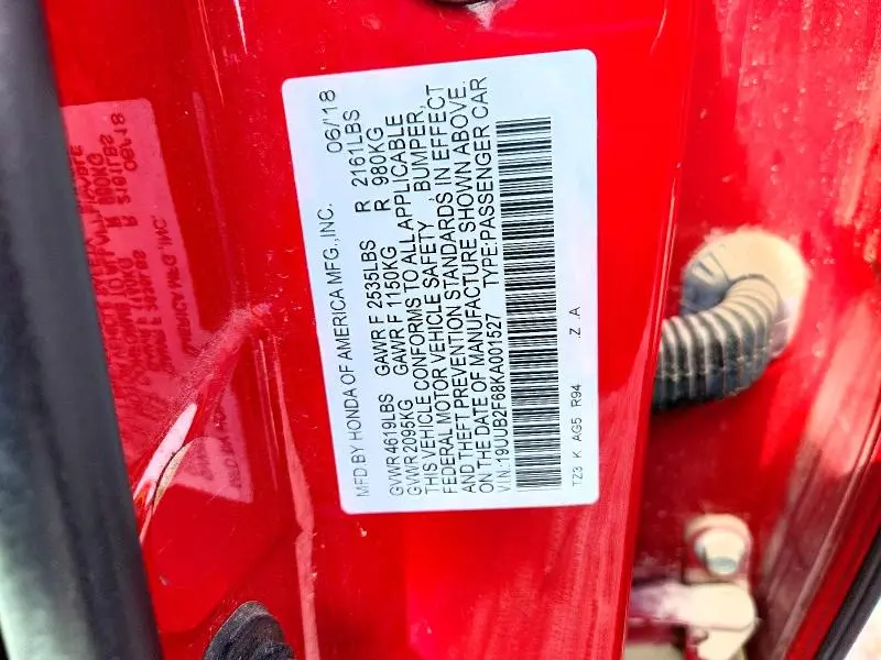 2019 ACURA TLX TECHNOLOGY  