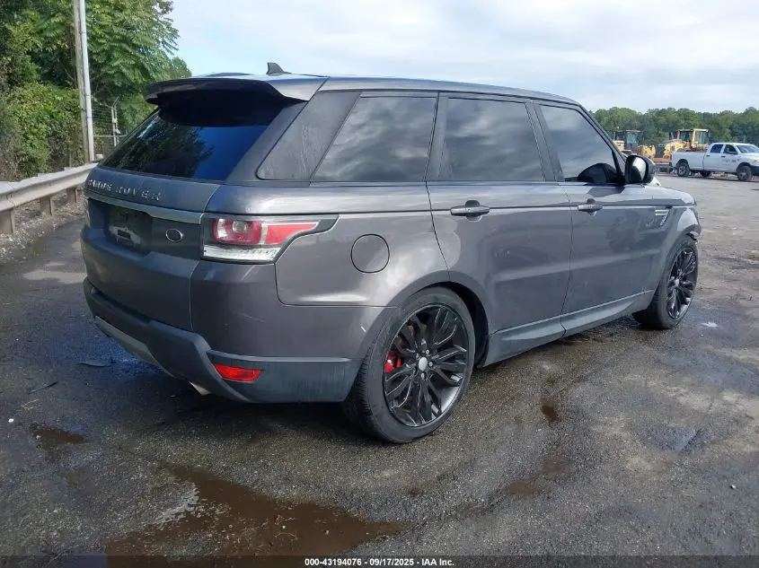2016 LAND ROVER RANGE ROVER SPORT 5.0L V8 SUPERCHARGED/5.0L V8 SUPERCHARGED DYNAMIC
