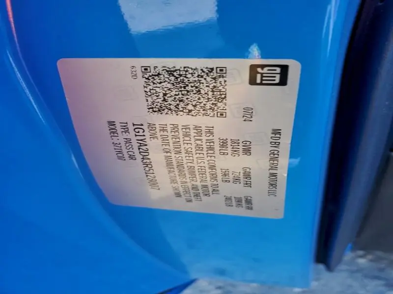 2024 CHEVROLET CORVETTE STINGRAY 1LT  