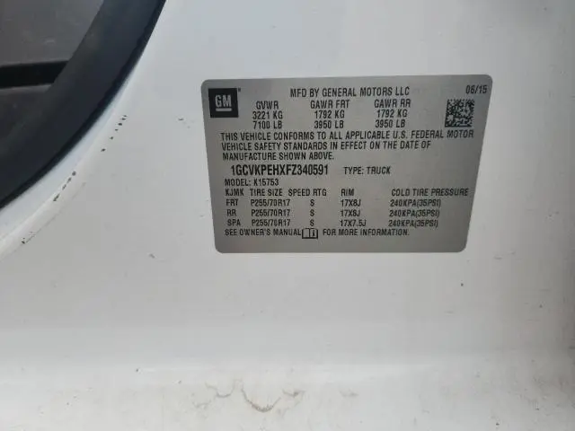 2015 CHEVROLET SILVERADO K1500  