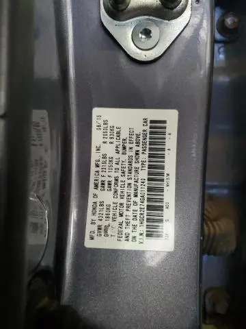 2016 HONDA ACCORD EX  
