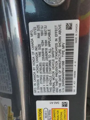 2023 HONDA CR-V EX