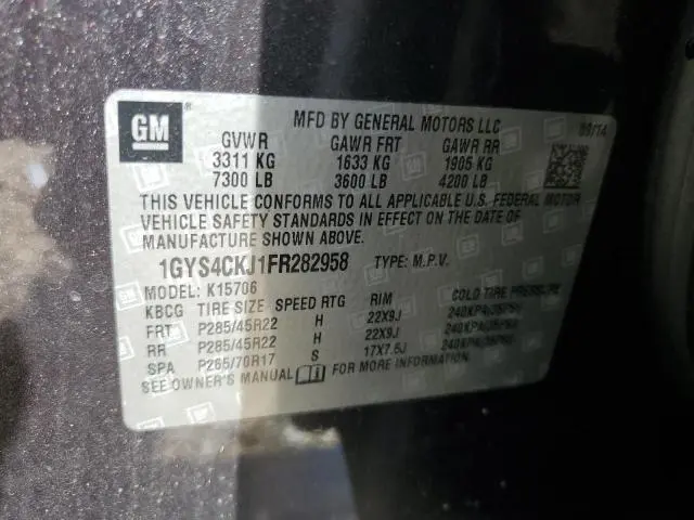 2015 CADILLAC ESCALADE PREMIUM  