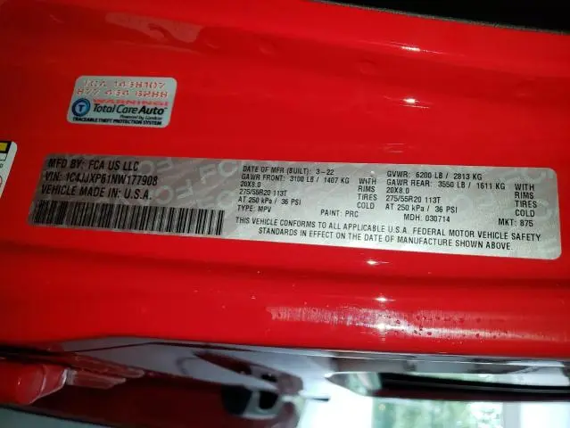 2022 JEEP WRANGLER UNLIMITED SAHARA 4XE  