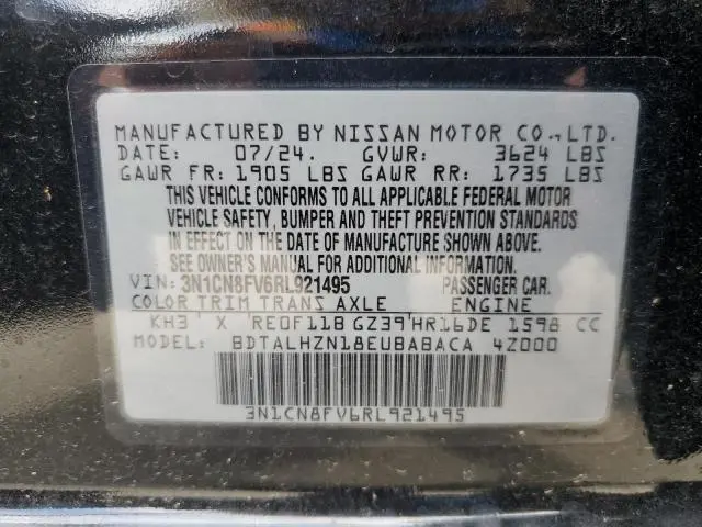 2024 NISSAN VERSA SR
