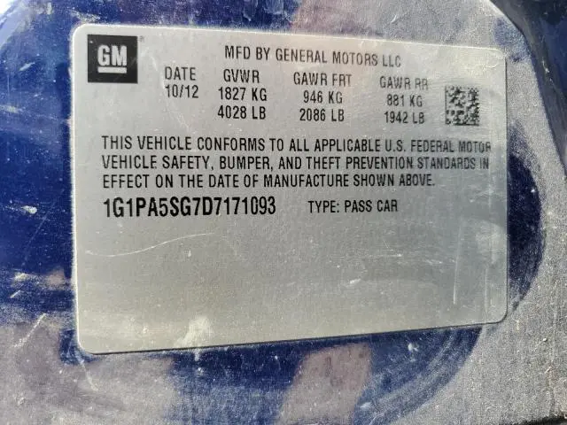 2013 CHEVROLET CRUZE LS  
