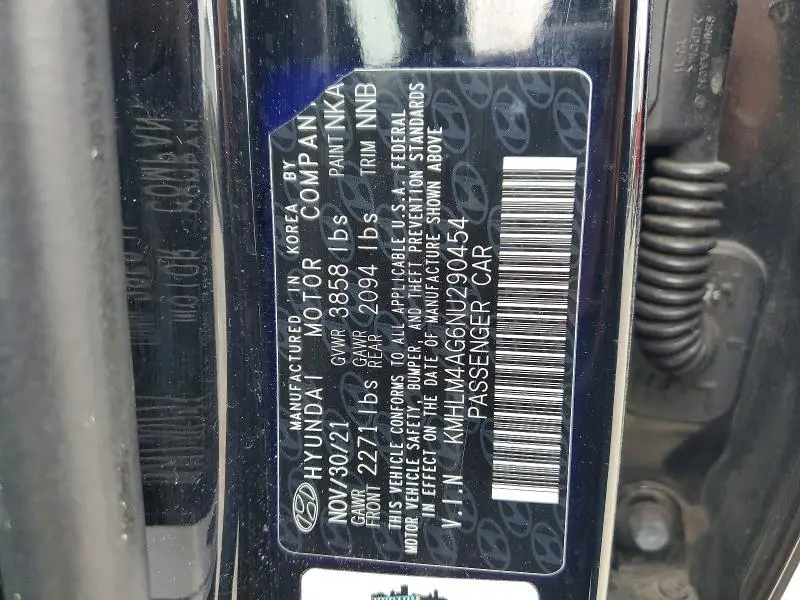 2022 HYUNDAI ELANTRA SEL  