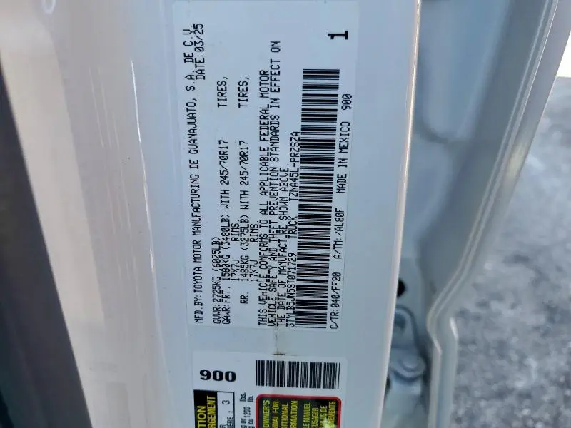 2025 TOYOTA TACOMA DOUBLE CAB  