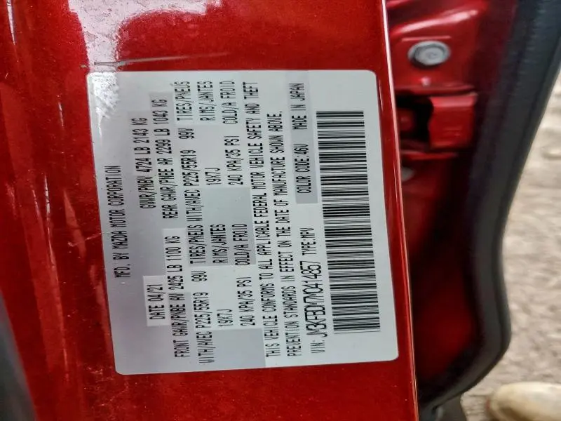 2021 MAZDA CX-5 GRAND TOURING  