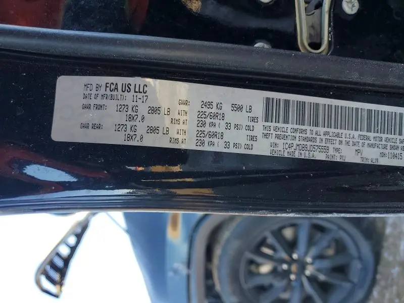 2018 JEEP CHEROKEE LIMITED  