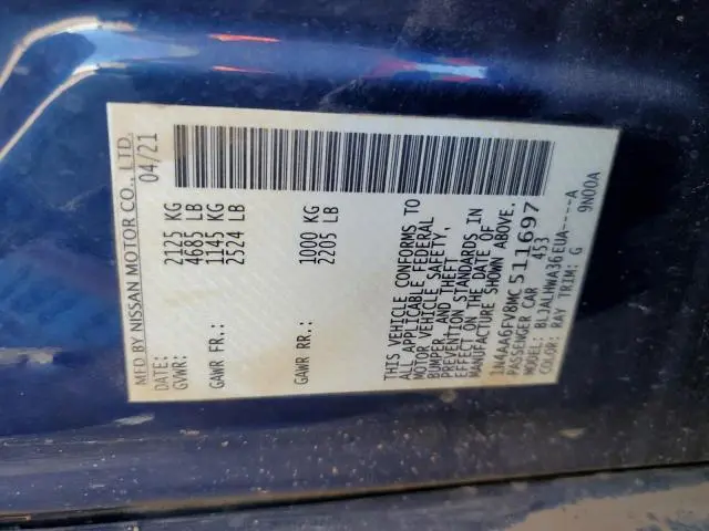 2021 NISSAN MAXIMA PLATINUM  