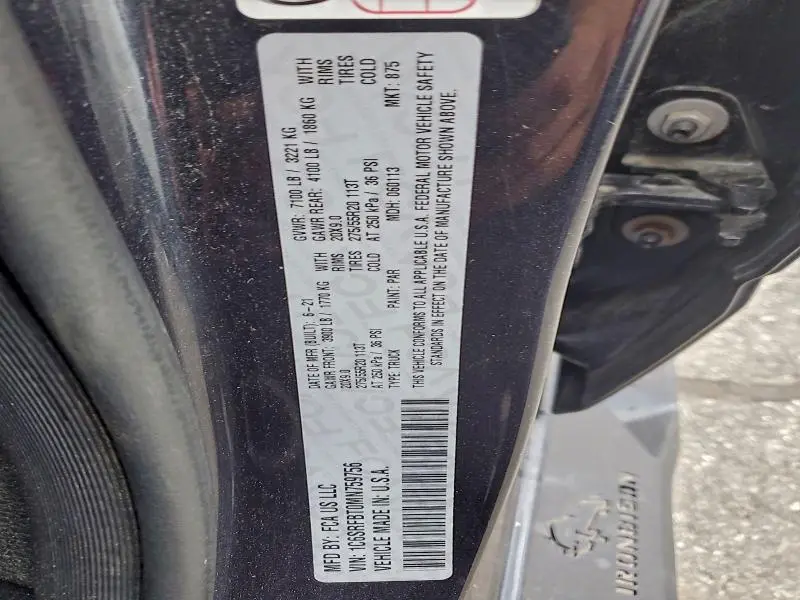 2021 RAM 1500 BIG HORN/LONE STAR  