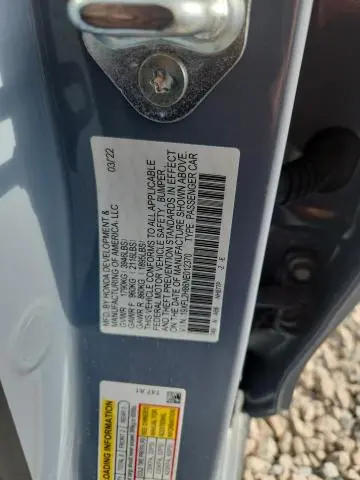 2022 HONDA CIVIC SPORT  