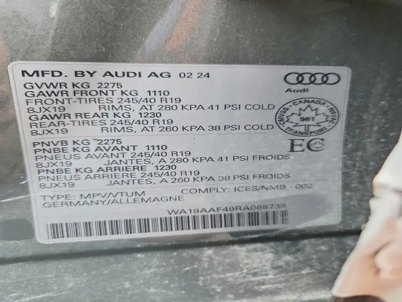 2024 AUDI A4 ALLROAD PRESTIGE  