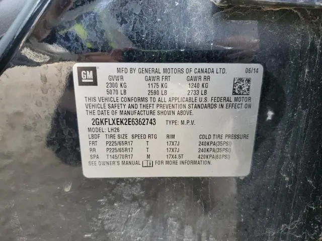 2014 GMC TERRAIN SLT  