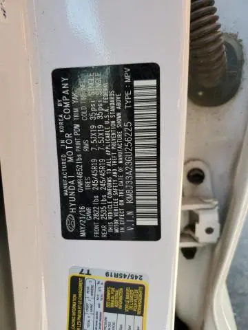 2016 HYUNDAI TUCSON LIMITED  