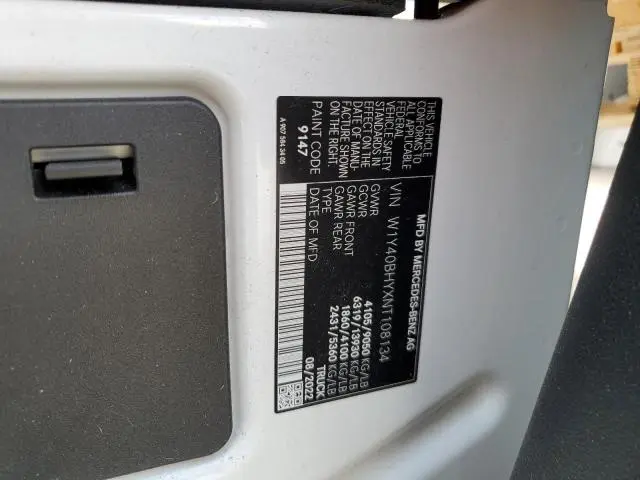 2022 MERCEDES-BENZ SPRINTER 2500  