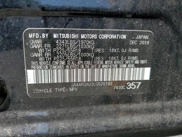 2020 MITSUBISHI OUTLANDER SPORT ES  
