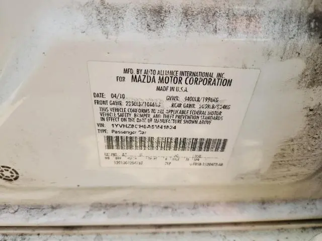2010 MAZDA 6 I  
