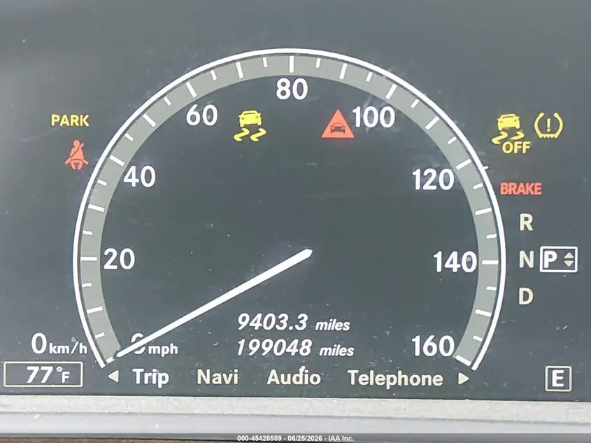 2012 MERCEDES-BENZ S 550 4MATIC