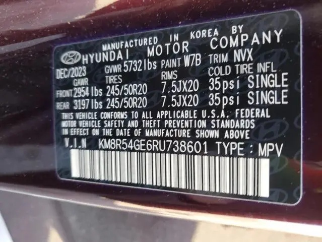 2024 HYUNDAI PALISADE LIMITED  