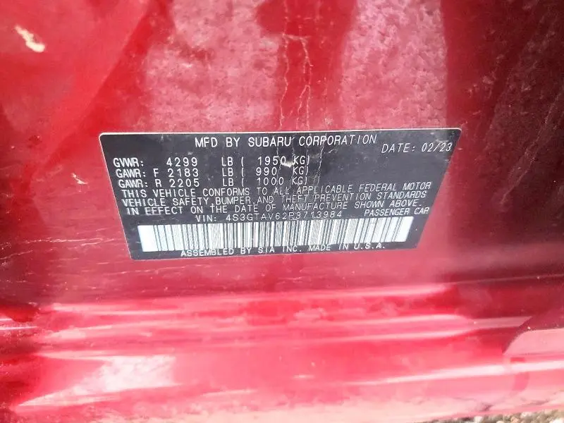 2023 SUBARU IMPREZA PREMIUM  