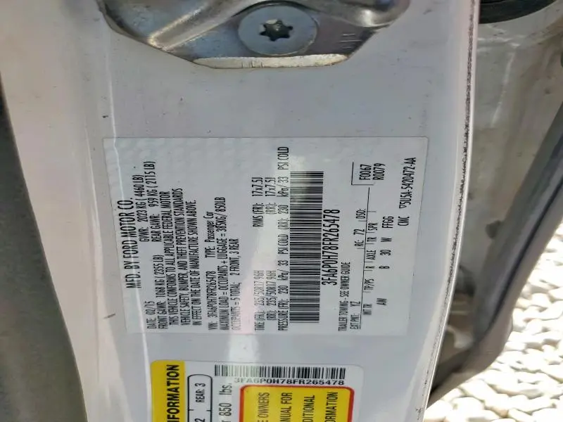 2015 FORD FUSION SE  