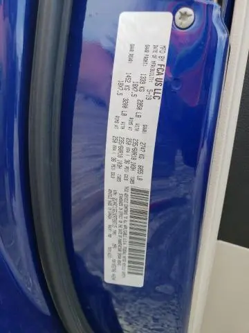 2019 CHRYSLER PACIFICA LIMITED  
