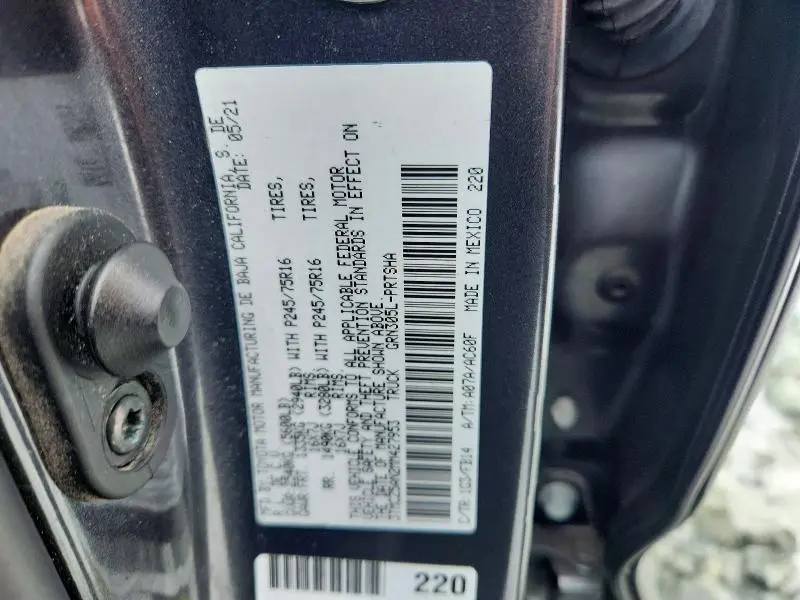 2021 TOYOTA TACOMA DOUBLE CAB  