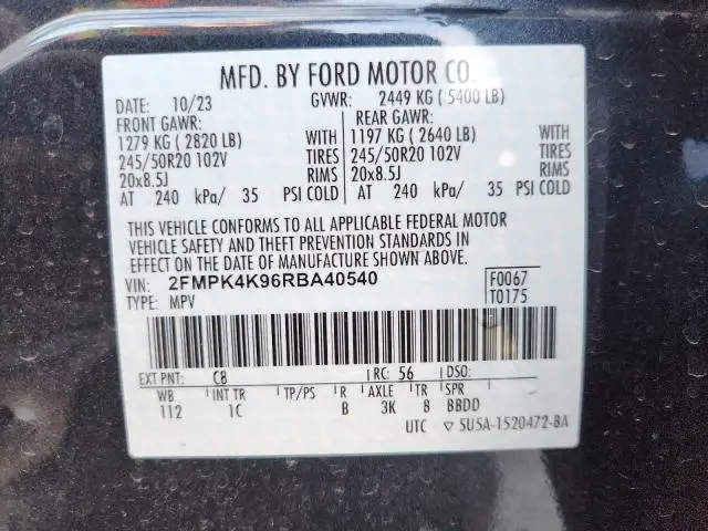 2024 FORD EDGE TITANIUM  