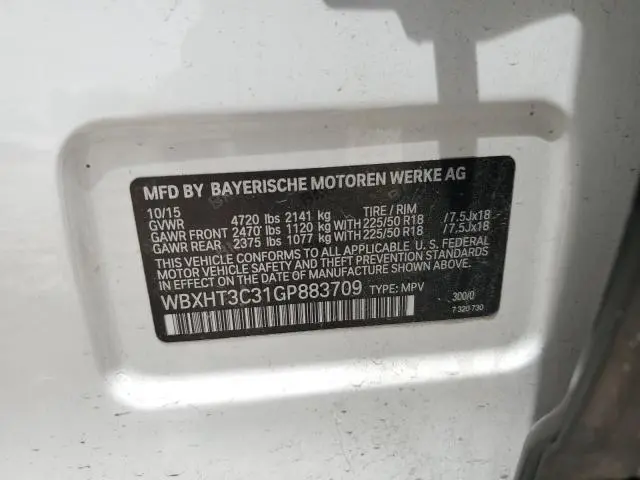 2016 BMW X1 XDRIVE28I  