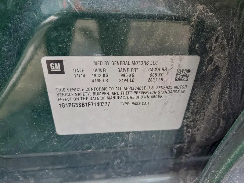 2015 CHEVROLET CRUZE LTZ  