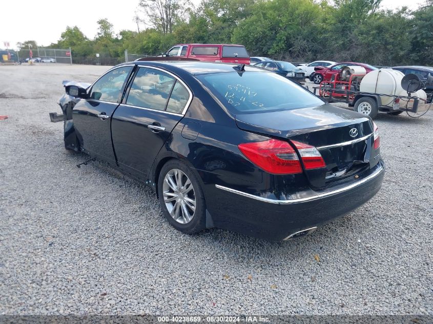 2012 HYUNDAI GENESIS 3.8