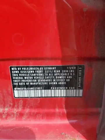 2010 VOLKSWAGEN GTI   