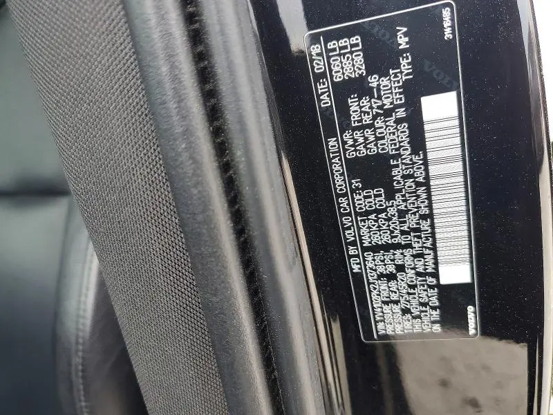 2018 VOLVO XC90 T5  