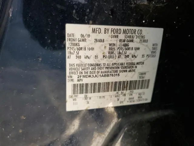 2010 FORD EDGE SEL