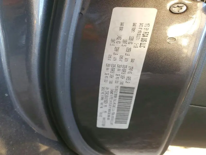 2018 CHRYSLER PACIFICA   