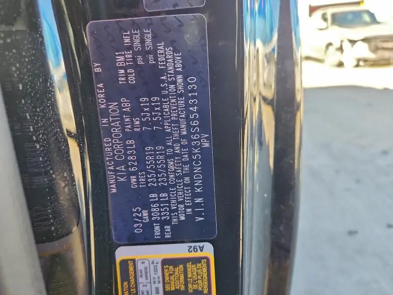 2025 KIA CARNIVAL EX  