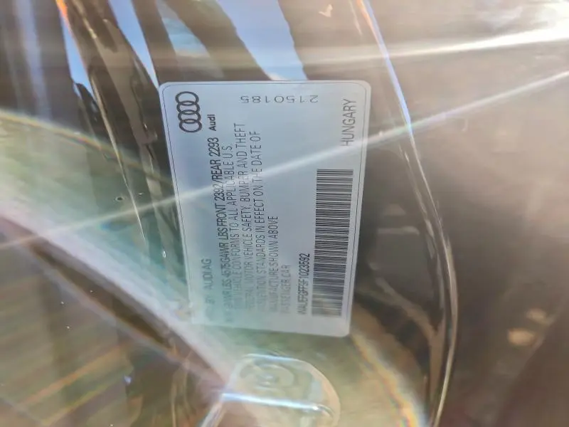 2015 AUDI A3 PREMIUM PLUS  