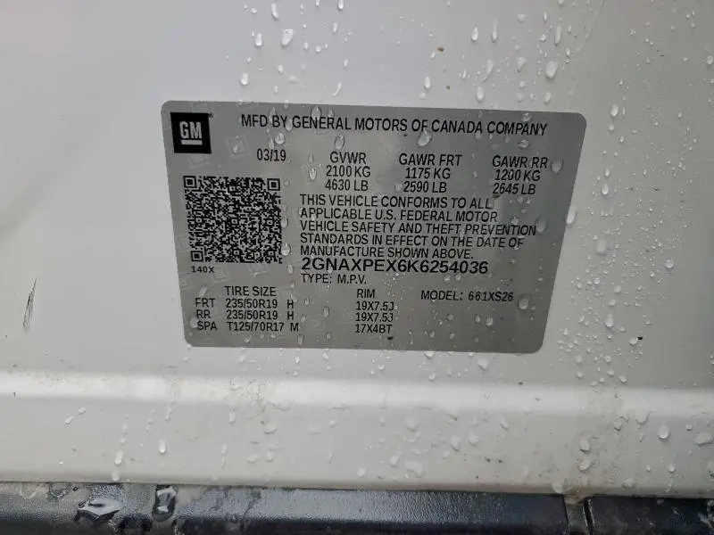 2019 CHEVROLET EQUINOX PREMIER  