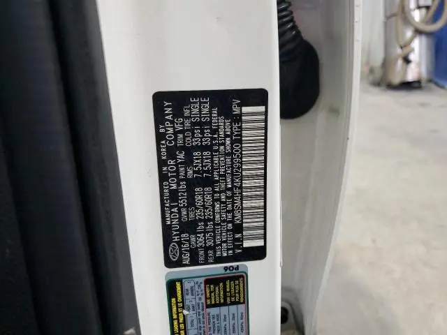 2019 HYUNDAI SANTA FE XL SE  