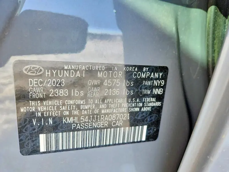 2024 HYUNDAI SONATA HYBRID  