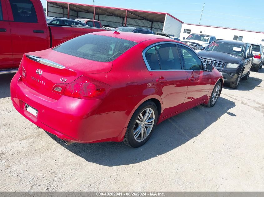 2010 INFINITI G37 JOURNEY