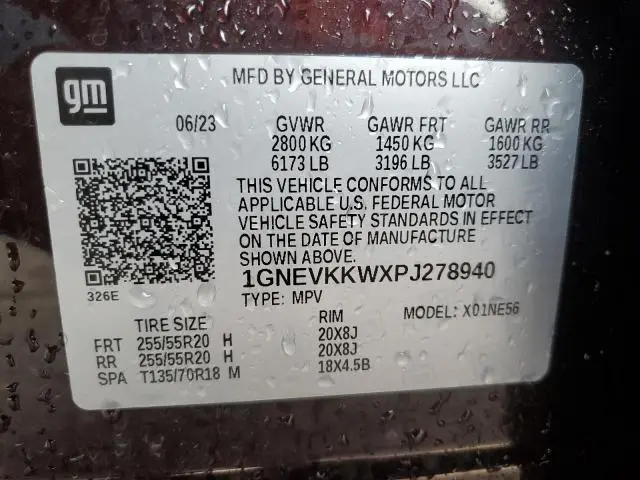 2023 CHEVROLET TRAVERSE PREMIER  