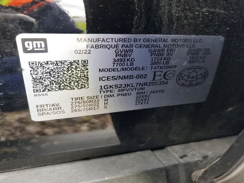 2022 GMC YUKON XL DENALI  