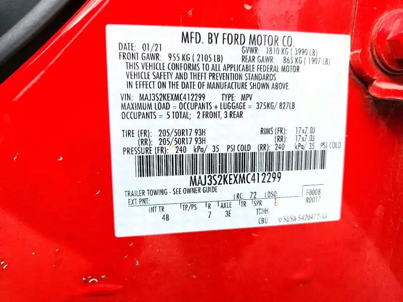2021 FORD ECOSPORT TITANIUM  