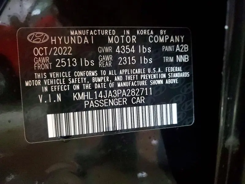 2023 HYUNDAI SONATA SEL  
