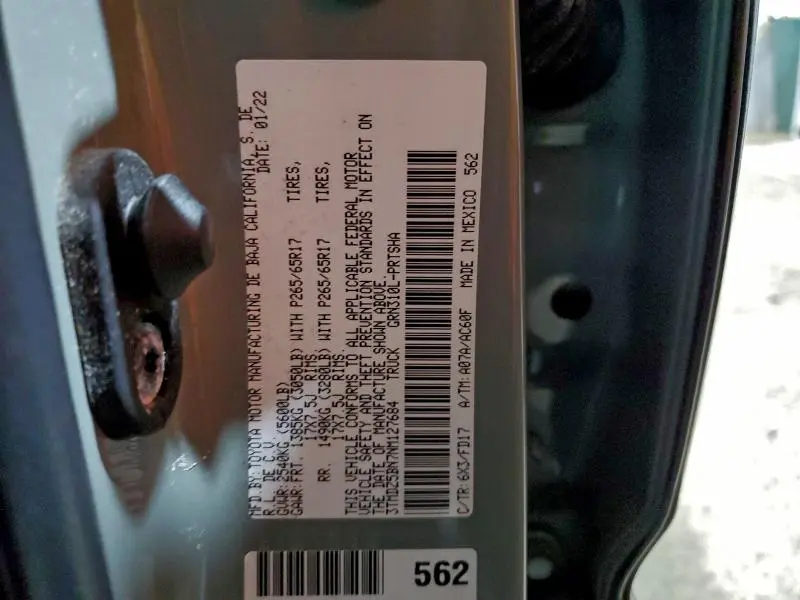 2022 TOYOTA TACOMA TRD SPORT  