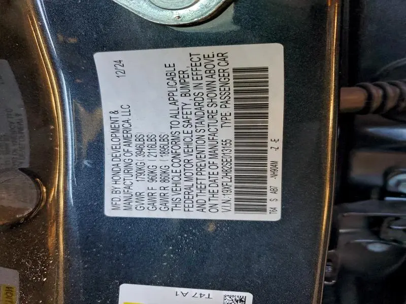 2025 HONDA CIVIC SPORT  